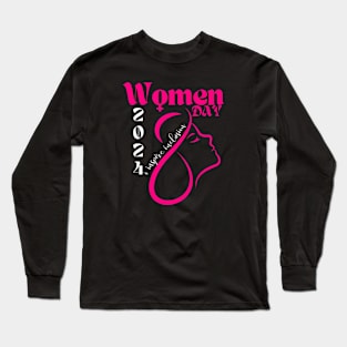 Inspire inclusion 8 march 2024 international women day Long Sleeve T-Shirt